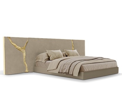Lapiaz Black Bed & Headboard