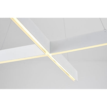 X-Shaped LED Chandelier