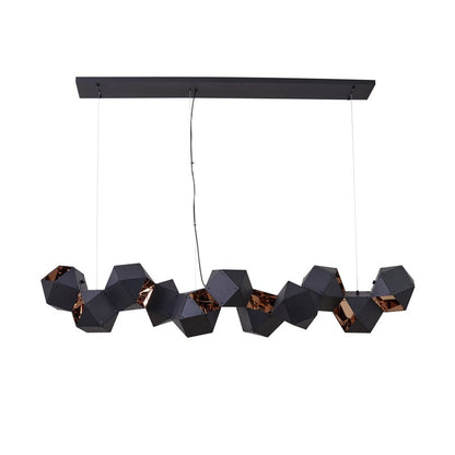 Geometric Block Chandelier