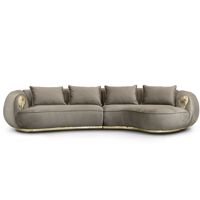 Soleil Curved Sofa