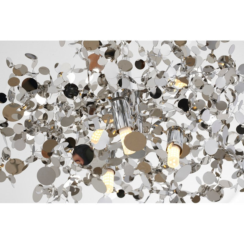 Chrome Sparkle Confetti Pendant Light