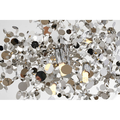 Chrome Sparkle Confetti Pendant Light