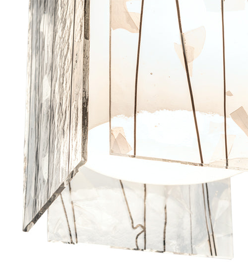 5" Square Metro Fusion Branches Quadrato Mini Pendant by Meyda Lighting