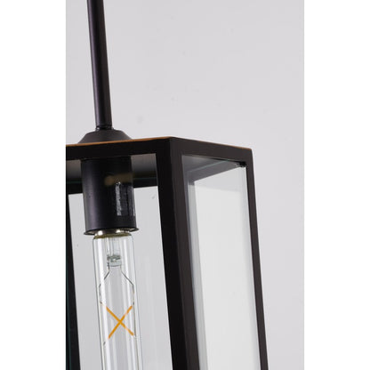 Oil Bronzed Black/Brass Single Pendant Light