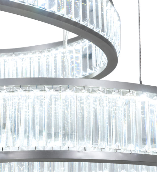 60" Long Beckam 3 Light Cascading Pendant by Meyda Lighting