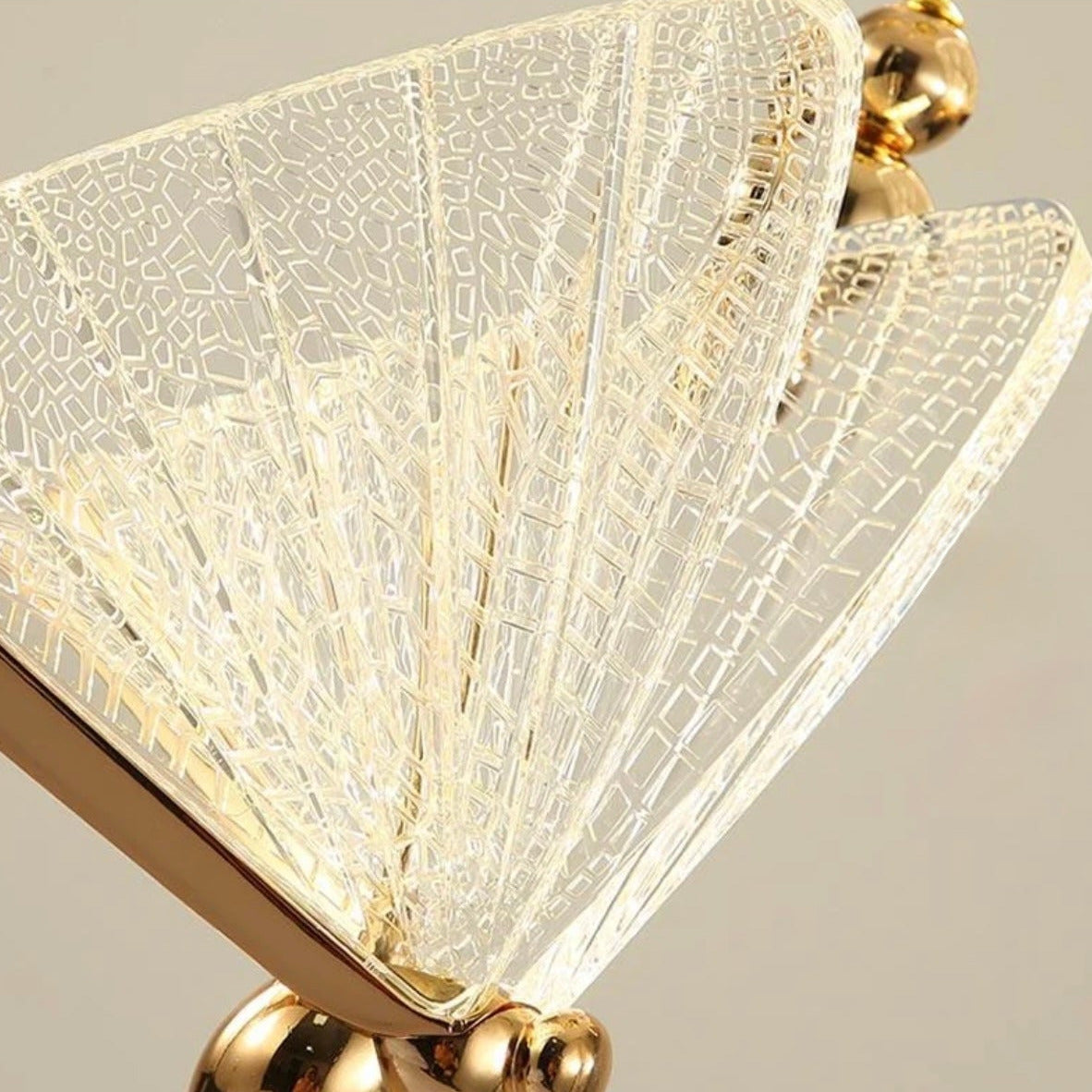 Brass Butterfly LED Chandelier 15 Heads by Bethel International