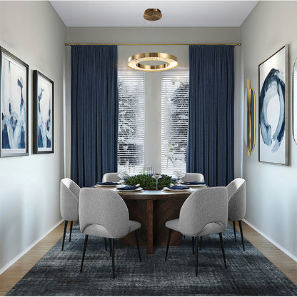 Gold Single Ring LED Chandelier