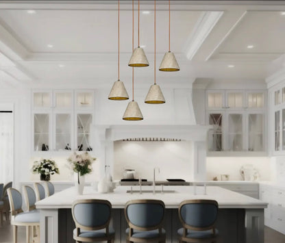Natural Travertine Pendant Light