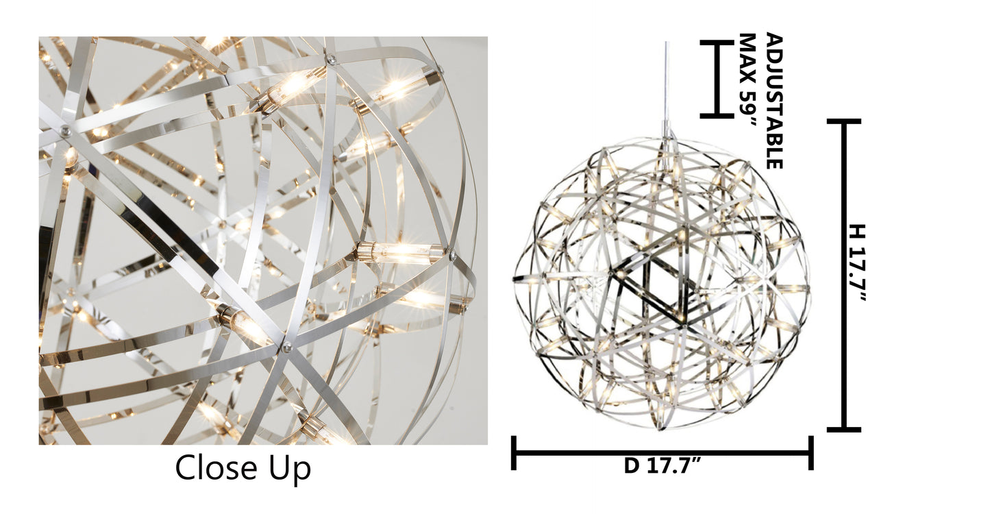 LED Chandelier with Star Lights