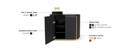 Darian Vanity Cabinet