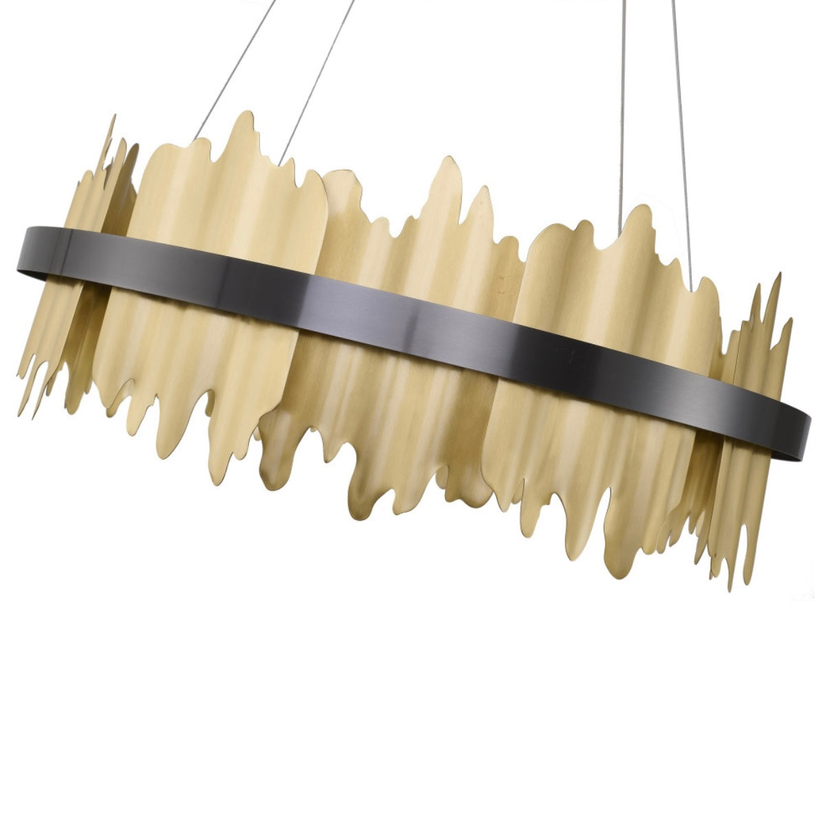 Modern Black & Copper LED Light