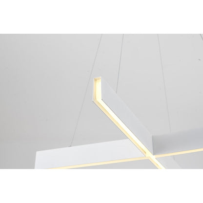 X-Shaped LED Chandelier