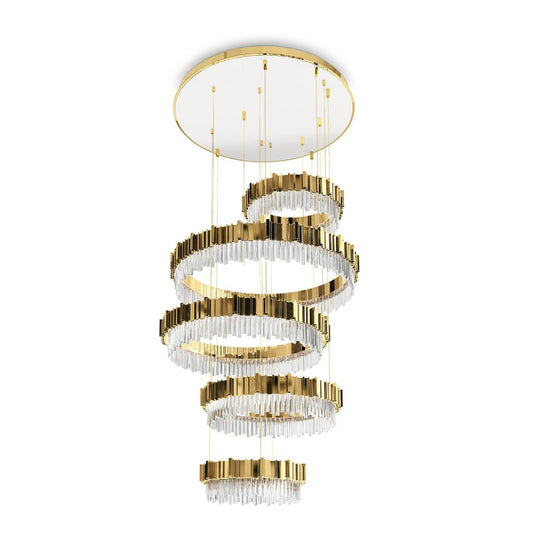 Empire Slim V Chandelier by Luxxu