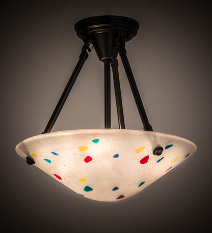 14"W Metro Fusion Davis Semi-Flushmount by Meyda Lighting