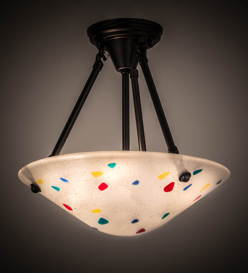 14"W Metro Fusion Davis Semi-Flushmount by Meyda Lighting