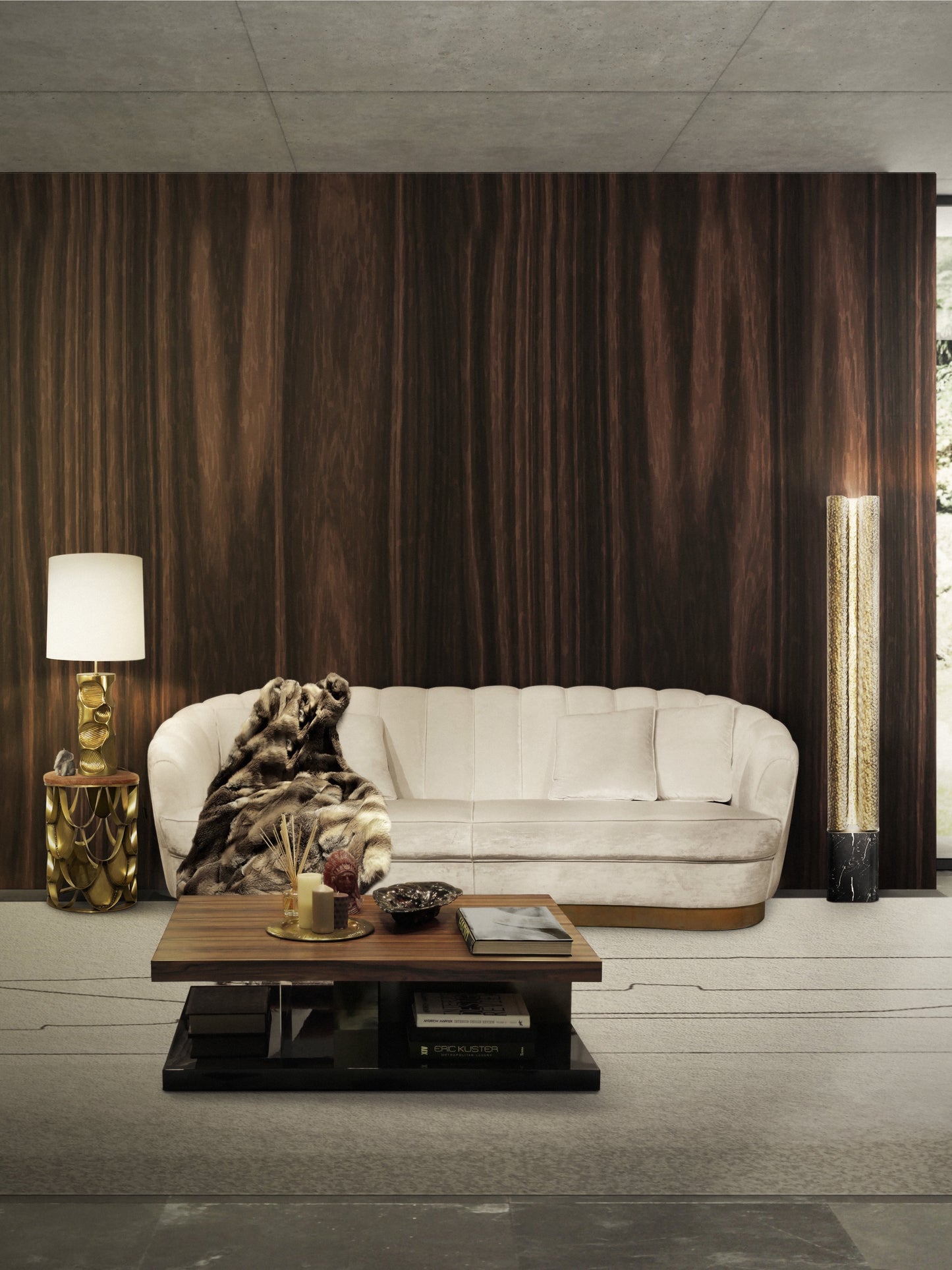 Vellum Floor Lamp by Brabbu