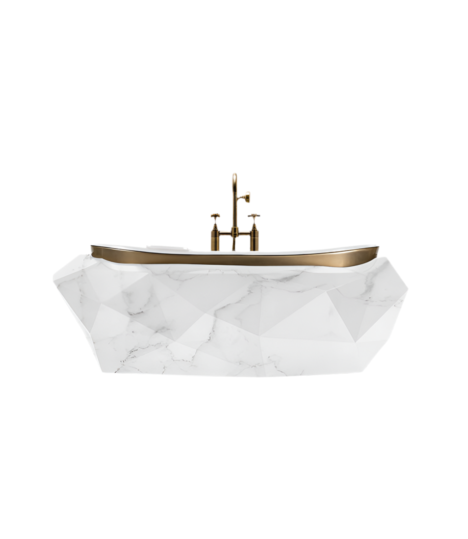 Diamond Marble Bathtub