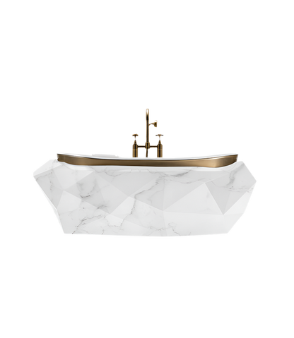 Diamond Marble Bathtub