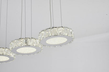 Modern Crystal Island Chandelier