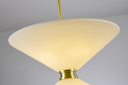 Satin Brass Pendant Light