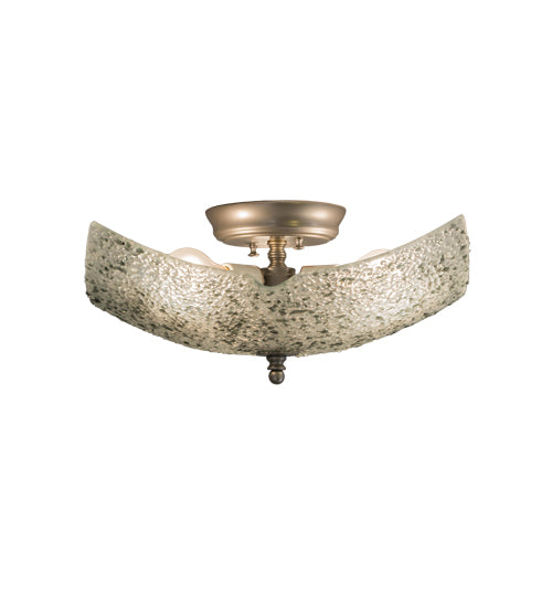 Peacock Fused Glass V Sconce | Iridescent Bas Relief Design by Meyda Lighting