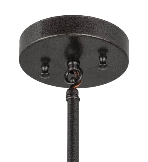 4.5"Sq Metro Fusion Licorice Draped Glass Mini Pendant by Meyda Lighting