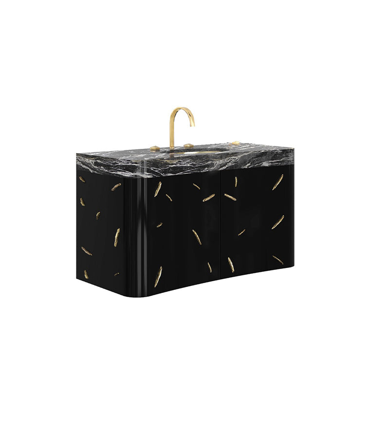 Baraka Single Wall Mounted Bathroom Vanity