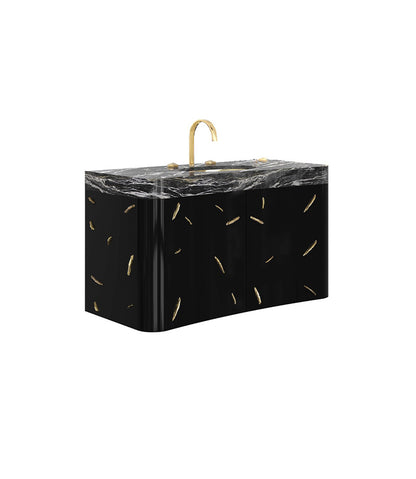 Baraka Single Wall Mounted Bathroom Vanity