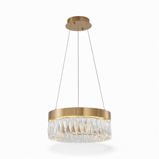 Gold LED Crystal Chandelier