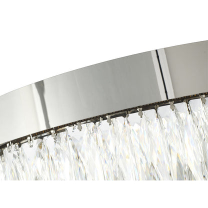 LED Chandelier with Hanging Crystals