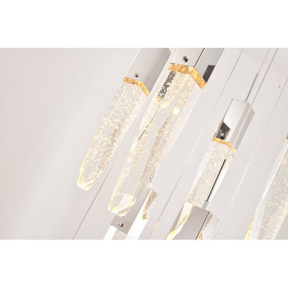 Black Gun Metal Frame Chandelier