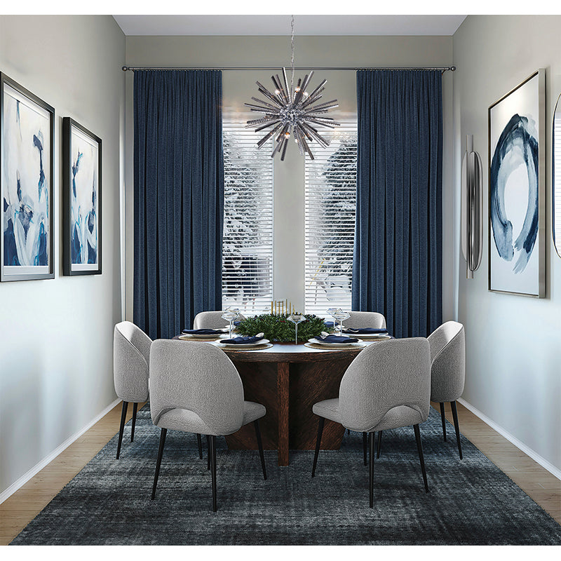 Smoke Glass Spike Chandelier