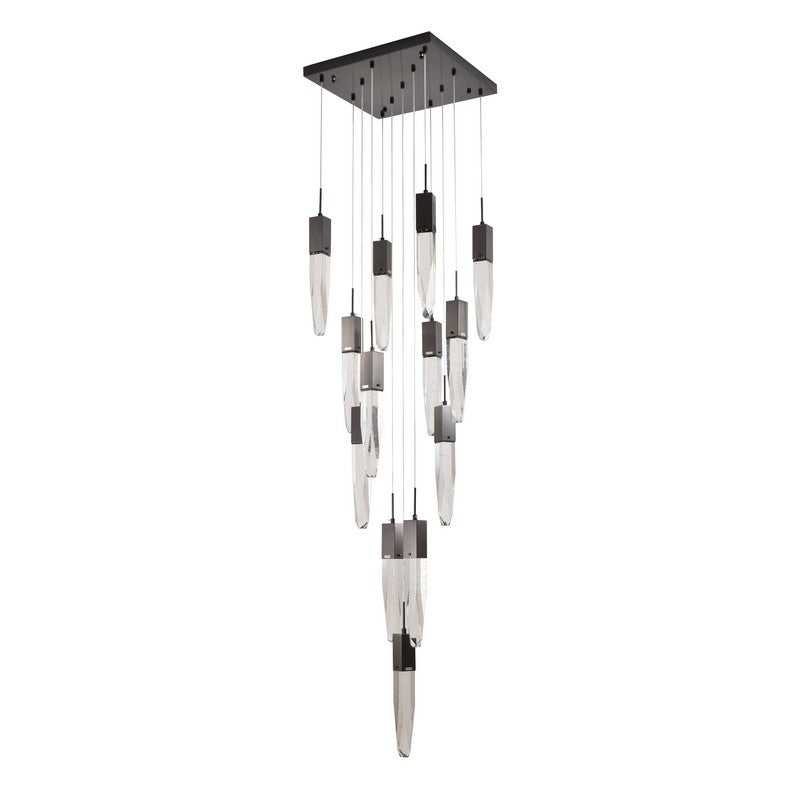 Black Gun Metal Frame Chandelier