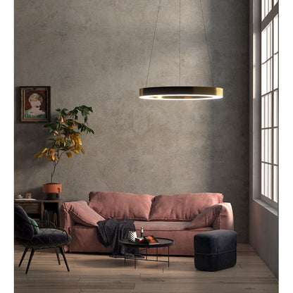 Gold Single Ring LED Chandelier
