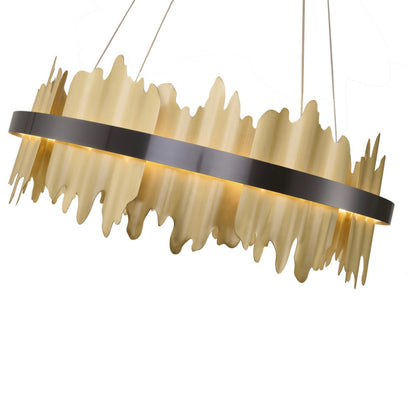 Modern Black & Copper LED Light