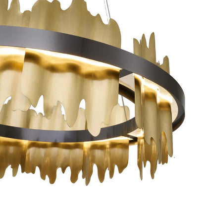 Modern Black & Copper LED Light