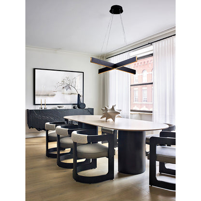 X-Shaped LED Chandelier