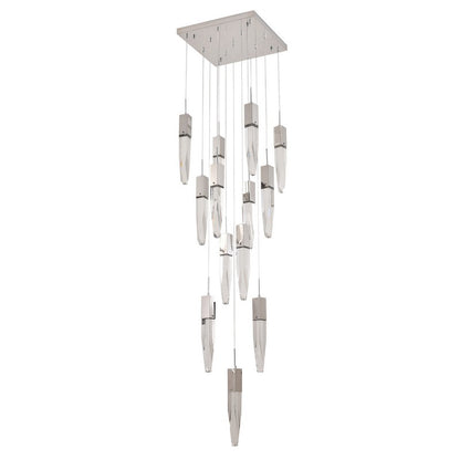 Black Gun Metal Frame Chandelier