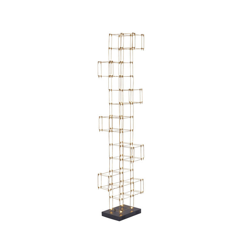 Gold LED Floor Lamp