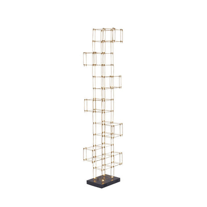 Gold LED Floor Lamp