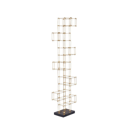Gold LED Floor Lamp