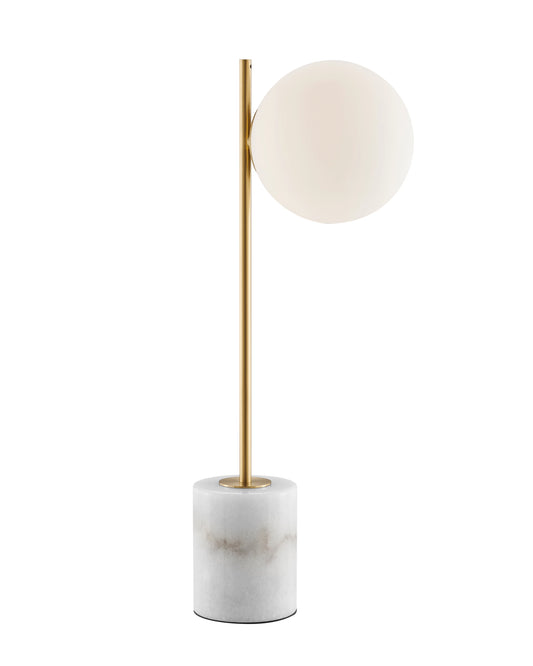 Anechdoche Table Lamp Gold And White