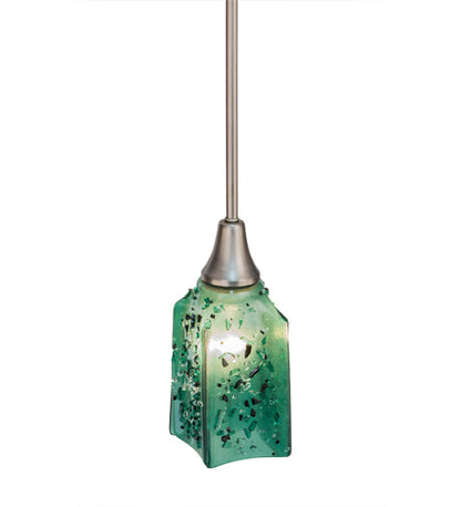 4"Sq Metro Fusion Seaglass Draped Pendant by Meyda Lighting