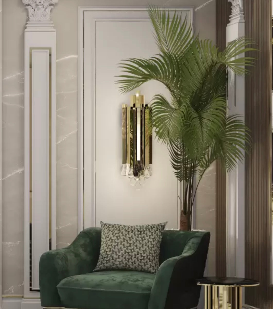 Trump II Wall Lamp by Luxxu