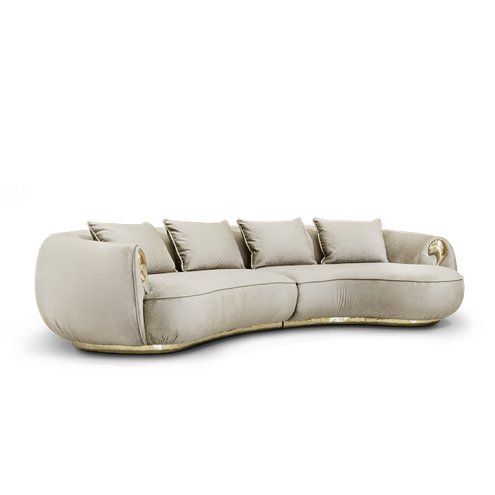 Soleil Curved Sofa