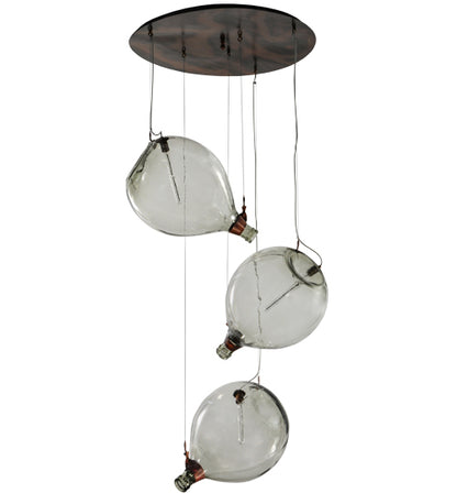 40" Wide Euri Tanta Pouring 3 LT Cascading Pendant
