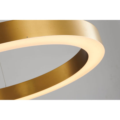 Modern Halo Round LED Chandelier