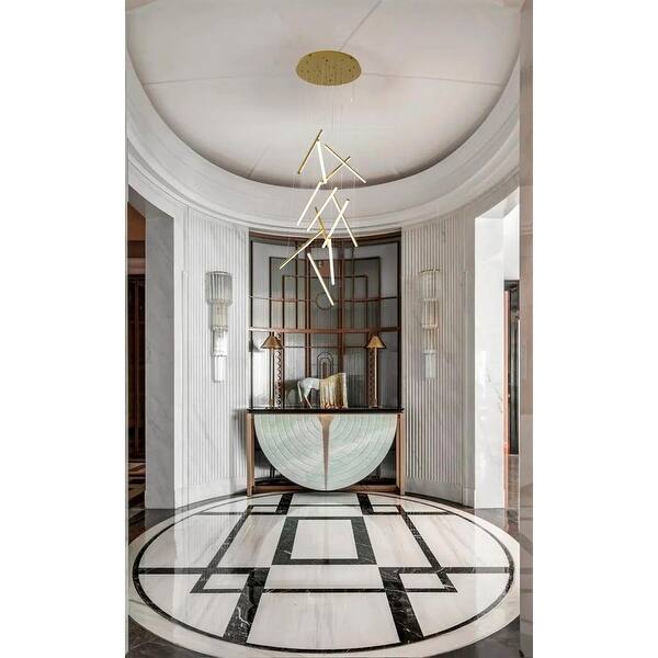 Brass LED Chandelier