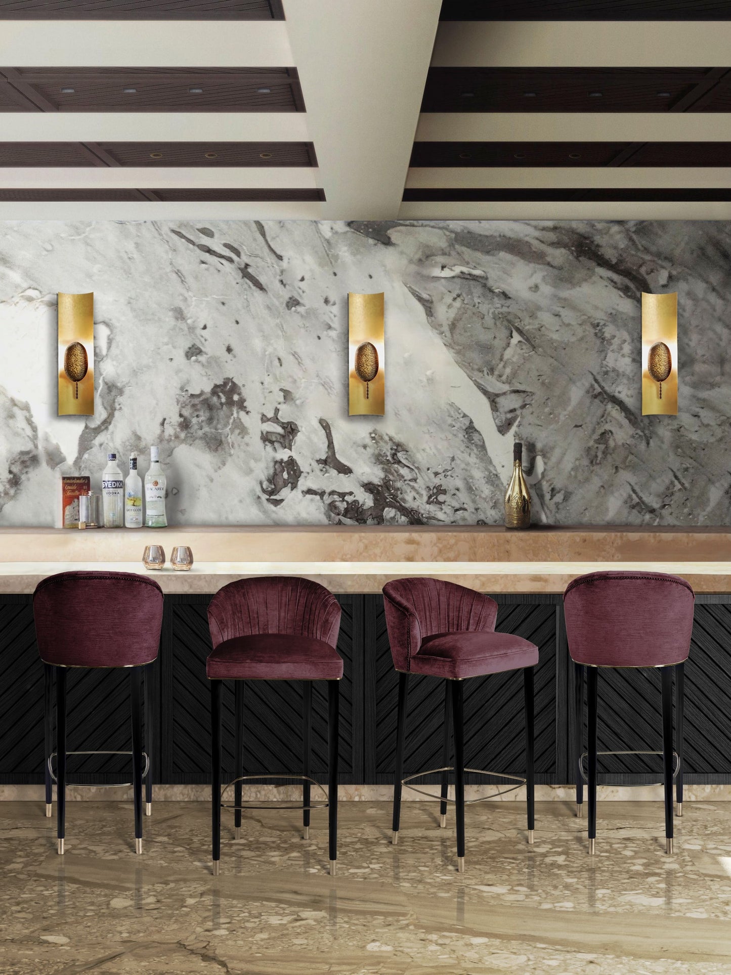 Panji Wall Light by Brabbu