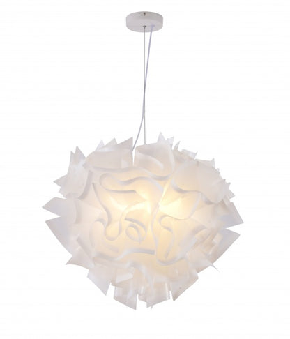 White Acrylic Chandelier